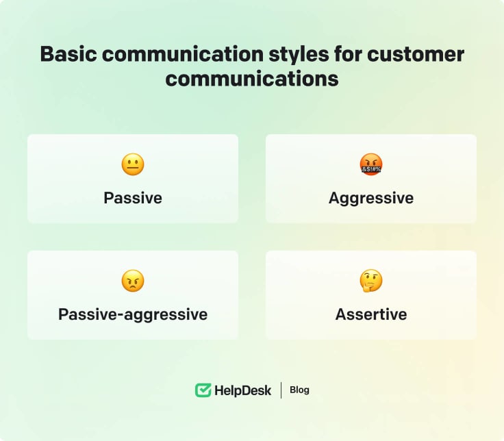 Basic communication styles