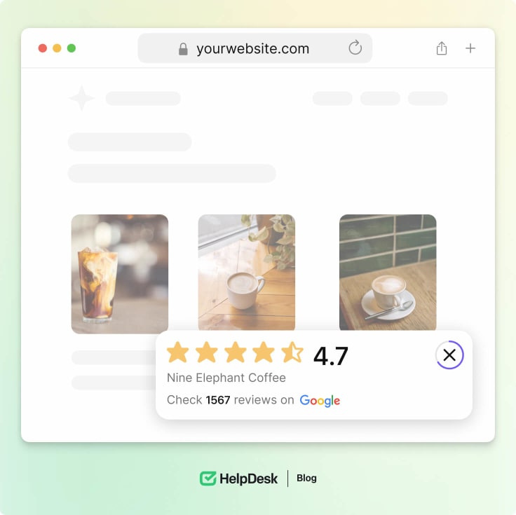 Google Review Widget.