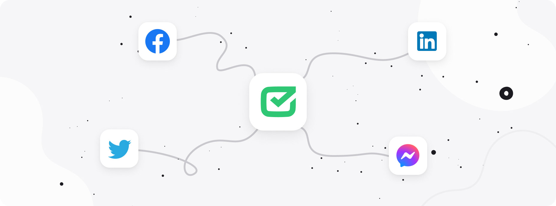 Integrating social media channels with HelpDesk app