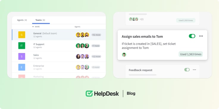 Teamwork in HelpDesk