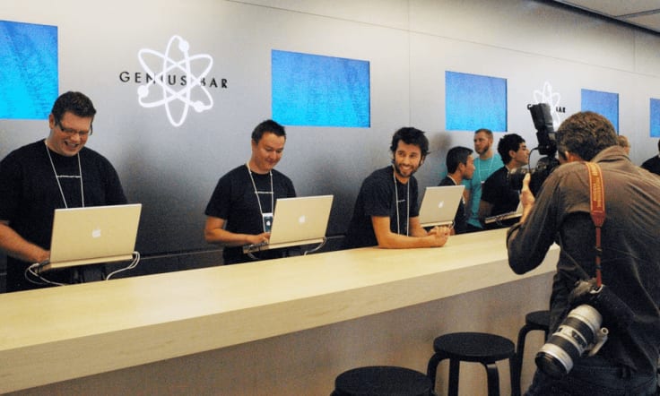 Apple's Genius Bar.