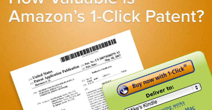 Amazon 1-click patent