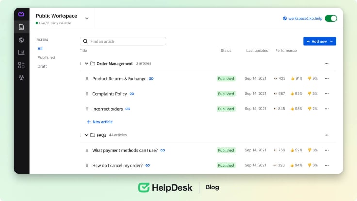 KnowledgeBase interface.