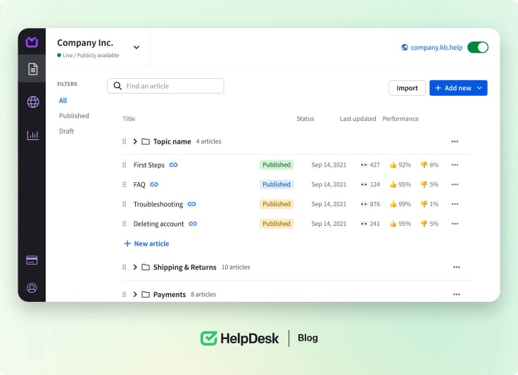 KnowledgeBase interface