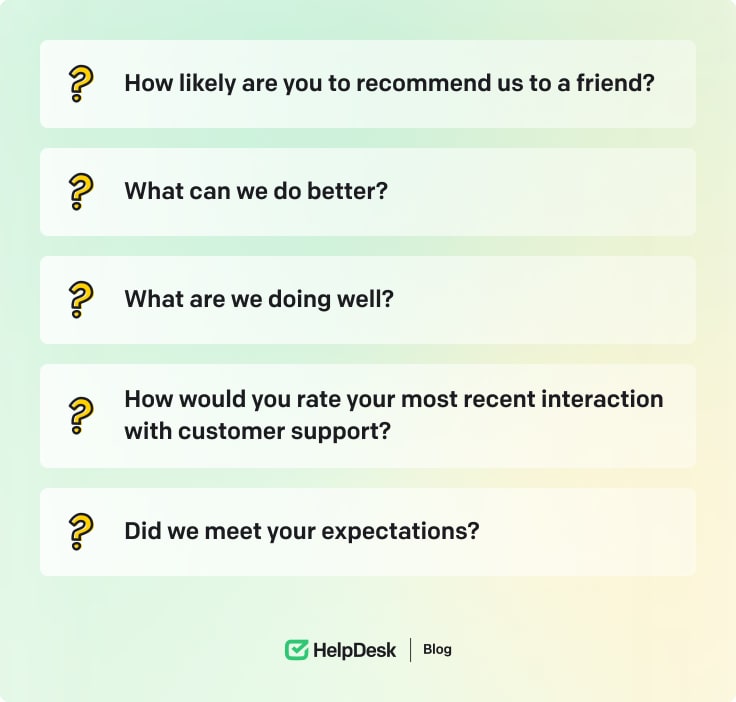 Rating customer experience