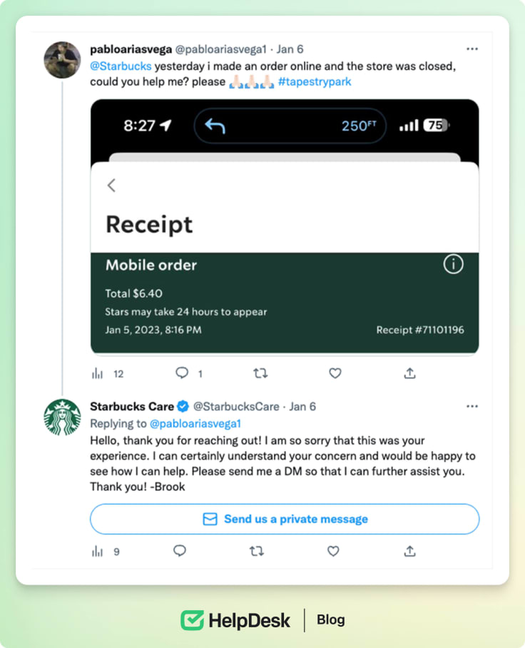 Starbucks Twitter