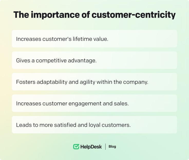 The importance of customer-centricity