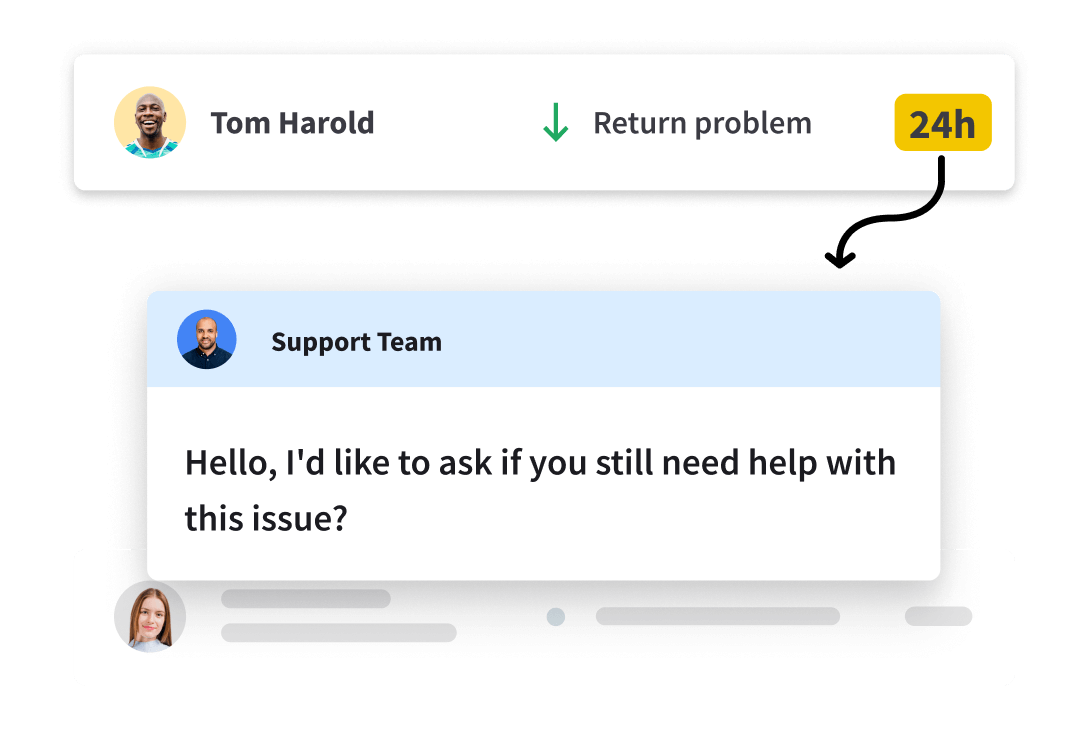 Exampled automations in HelpDesk app