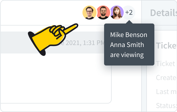 Collision detection in HelpDesk app