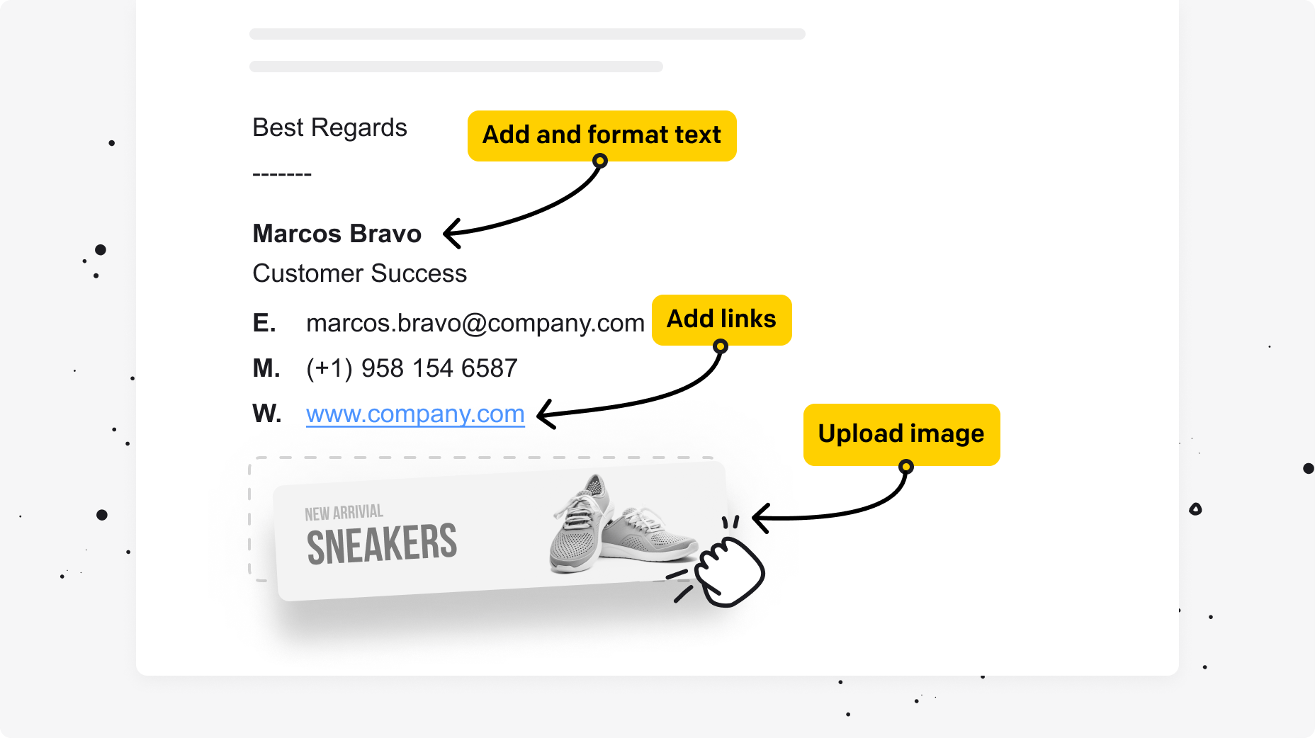 Customizing signature in HelpDesk app
