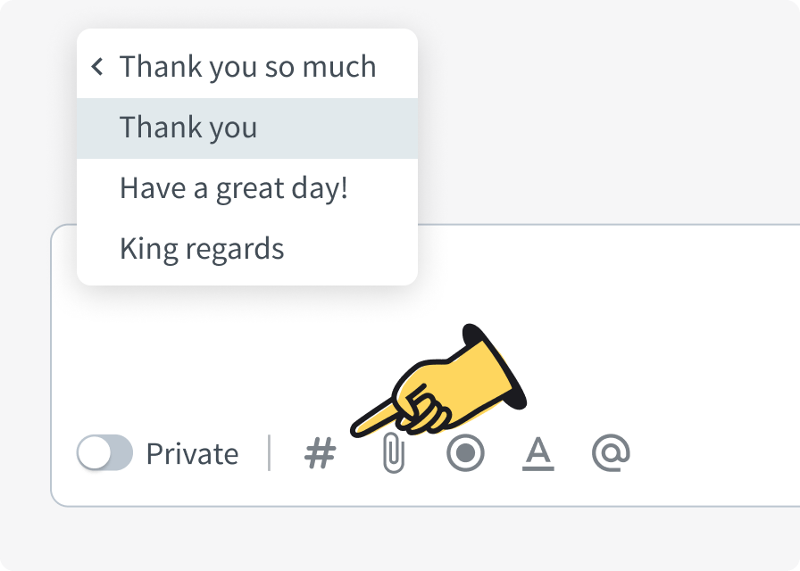 Email etiquette example