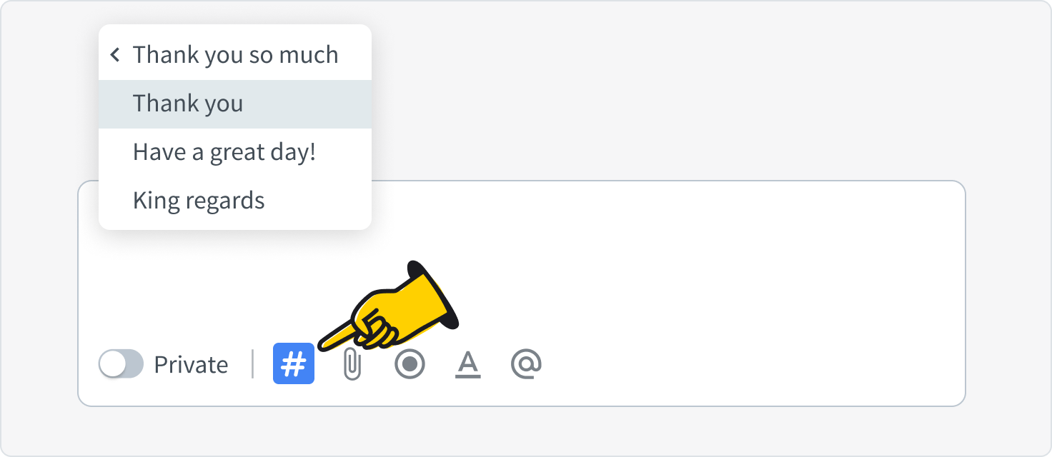 Email etiquette example