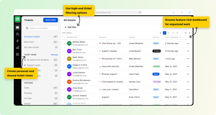 HelpDesk software 