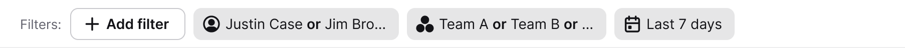 Handling time report in HelpDesk: filtering.