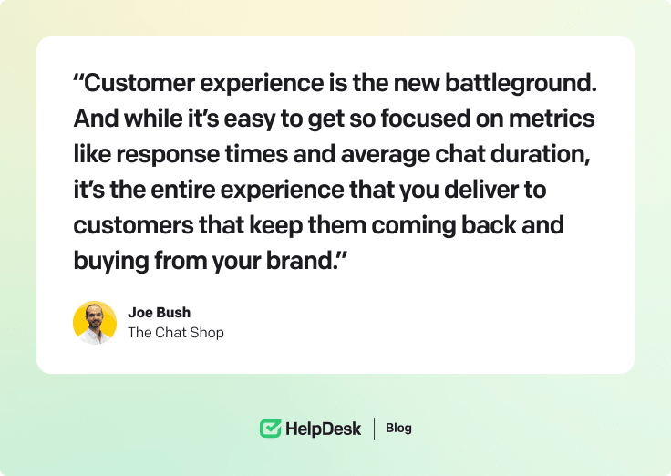 Joe Bush, The Chat Shop