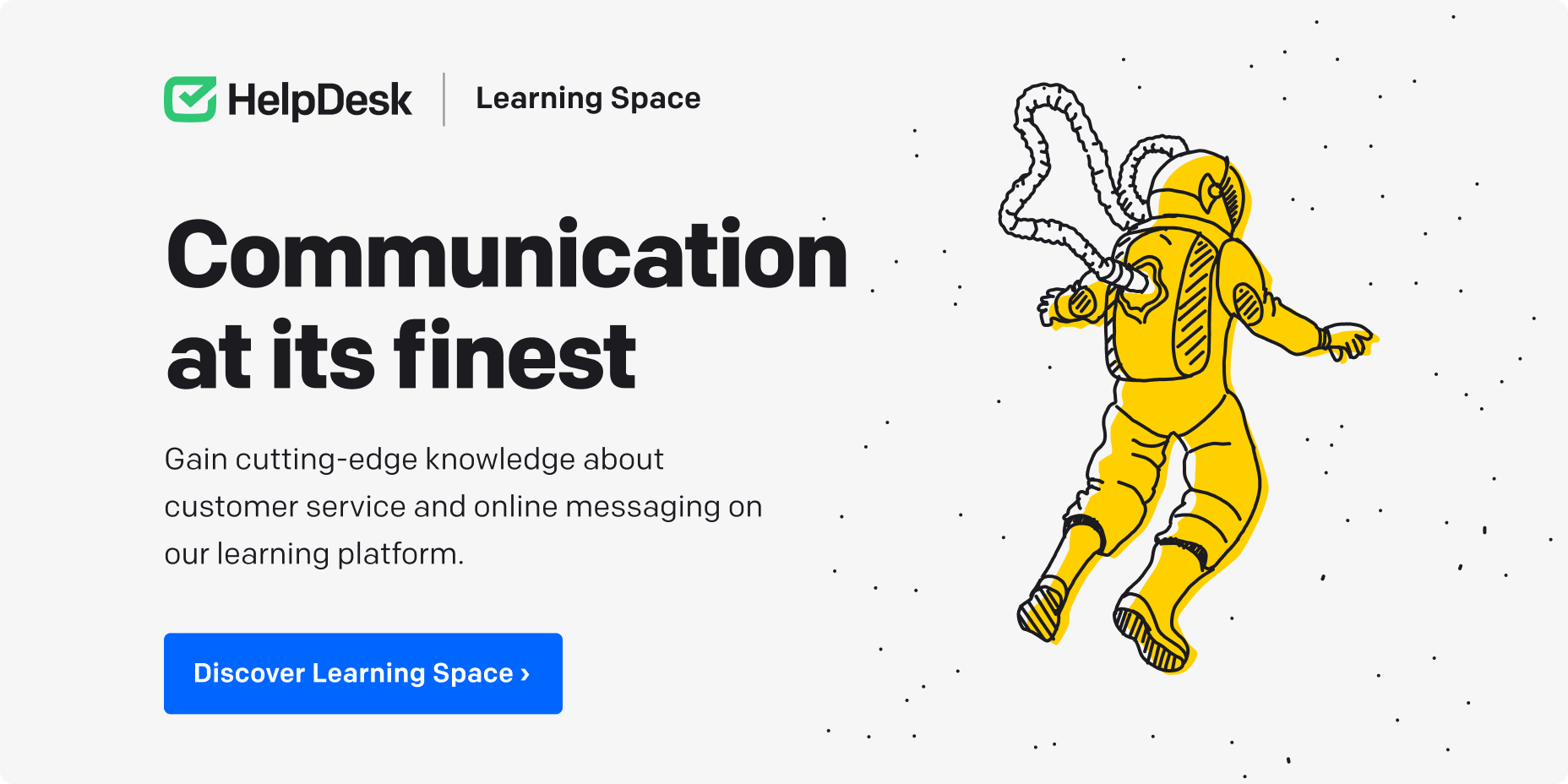 HelpDesk Learning Space banner
